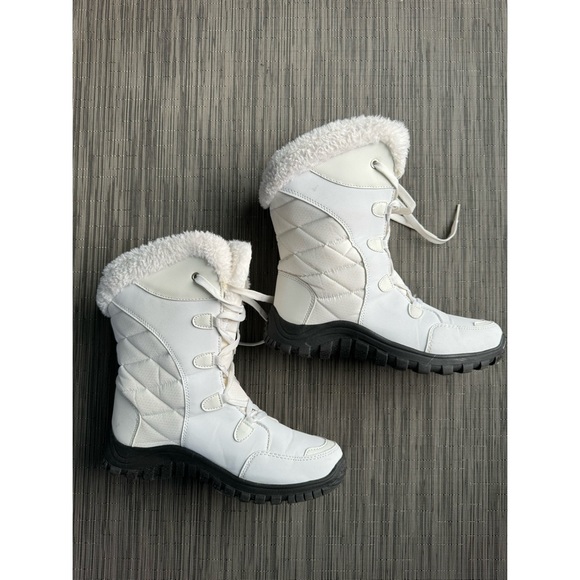 Lace-Up Fur Snow Boots - Picture 9 of 12